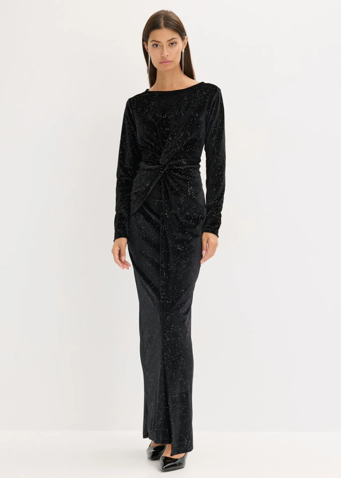 Vestido de noche con brillo