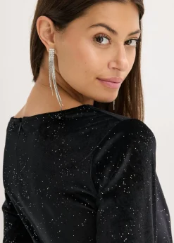 Vestido de noche con brillo