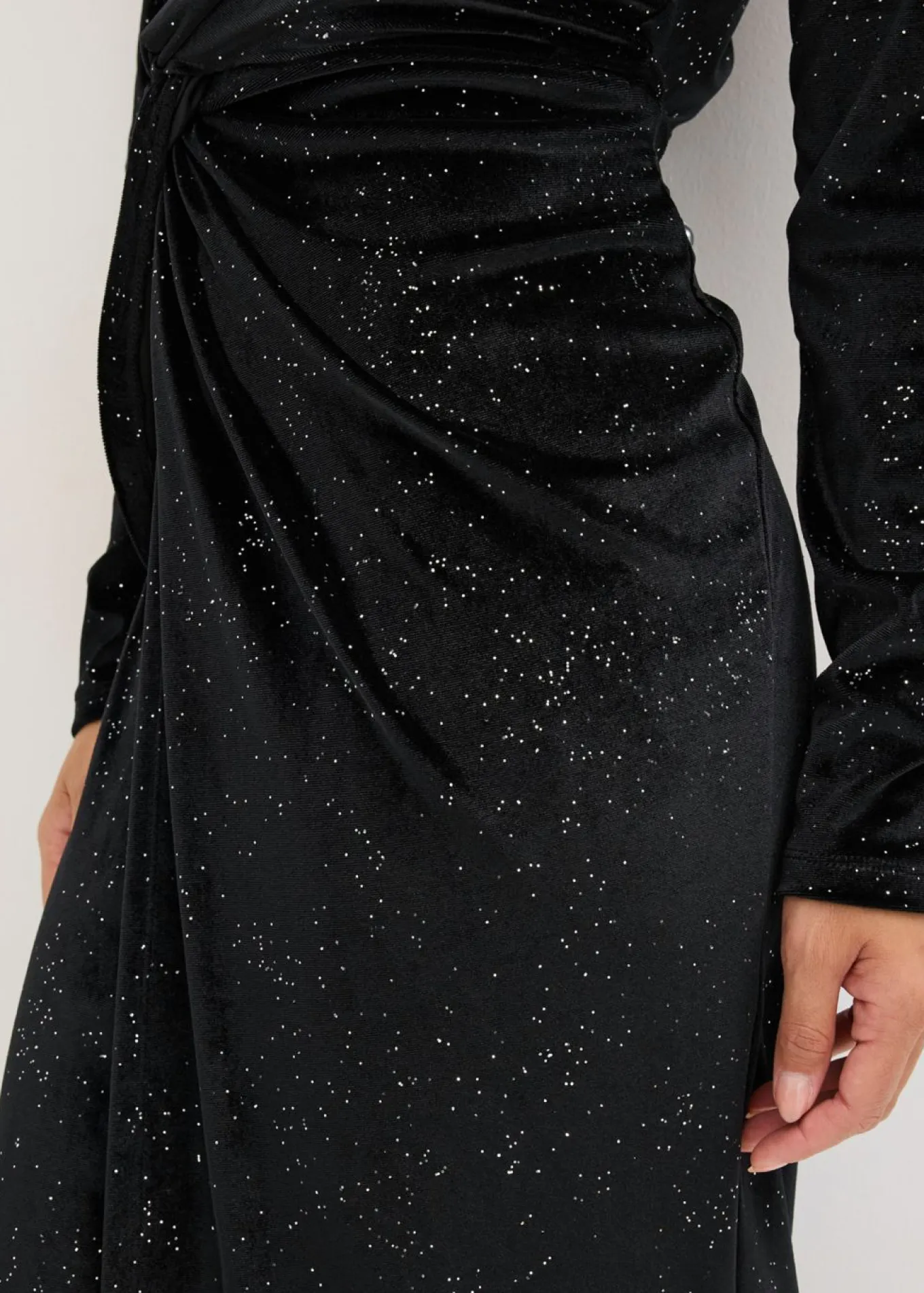 Vestido de noche con brillo