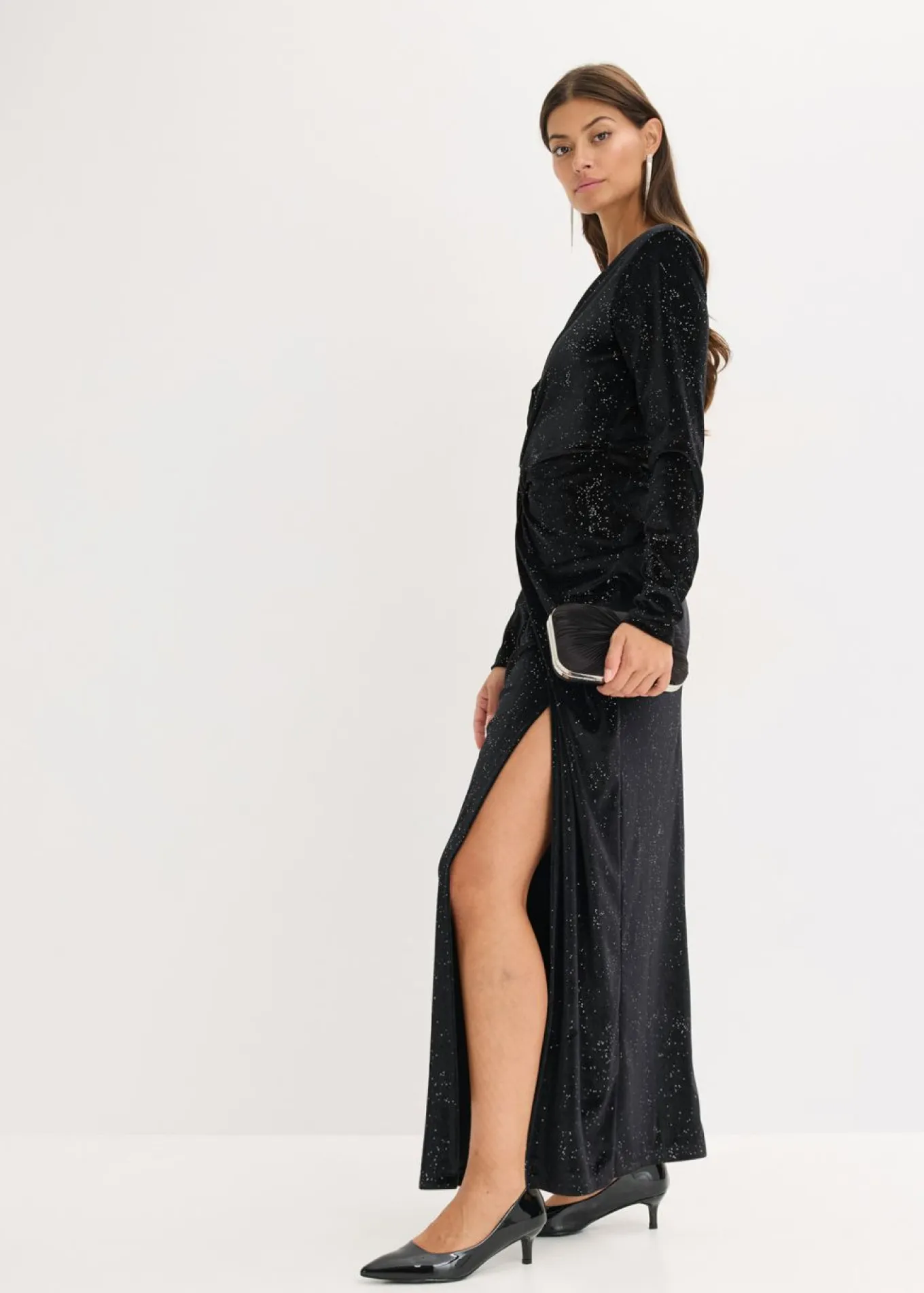 Vestido de noche con brillo