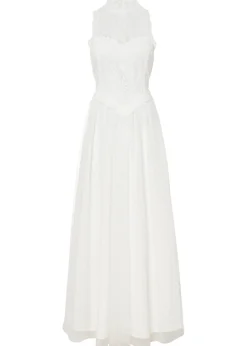 Vestido de novia de tul y encaje