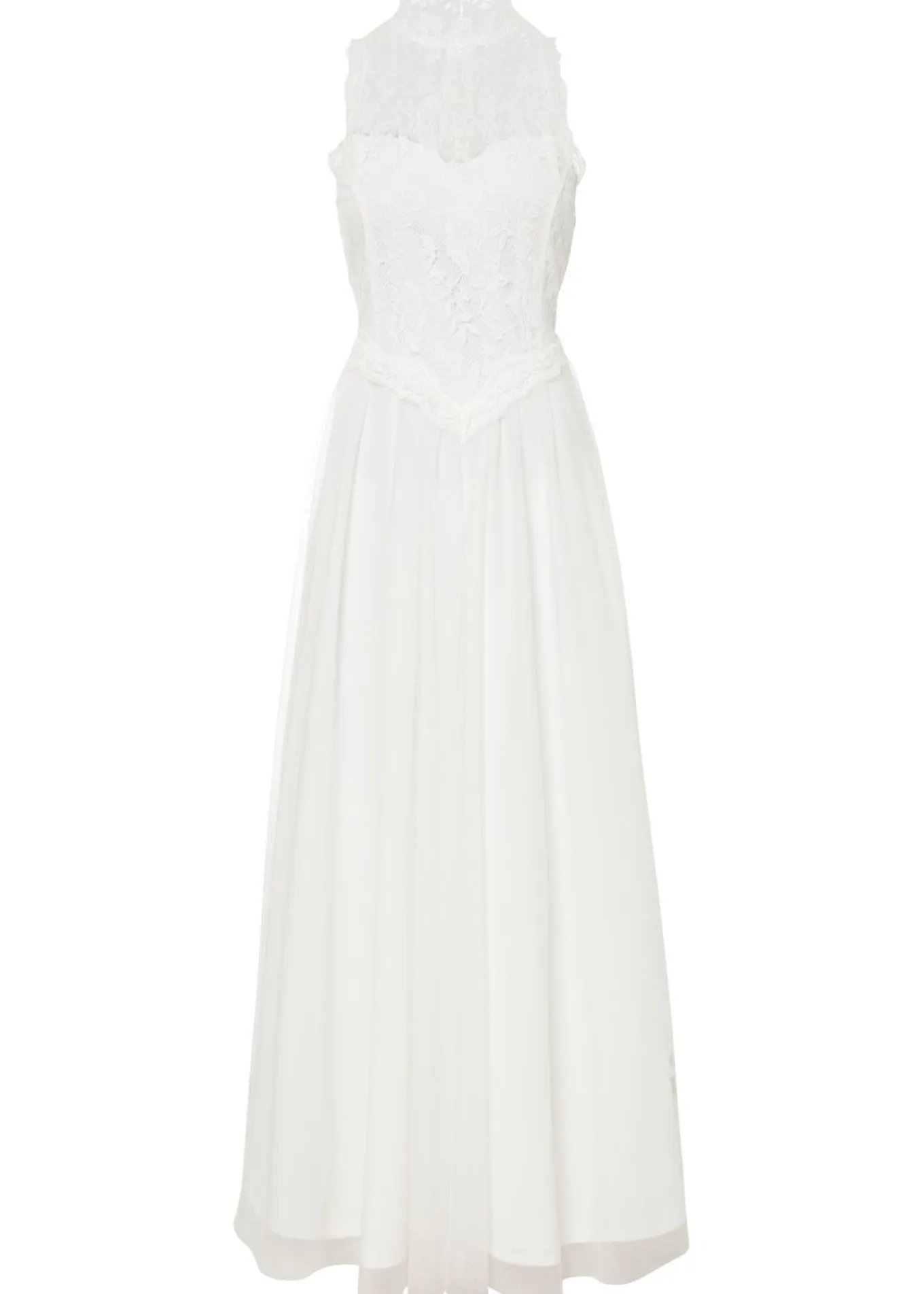 Vestido de novia de tul y encaje