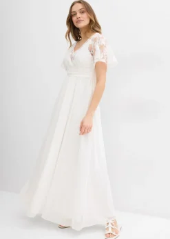 Vestido de novia premamá 2 en 1 con función de lactancia