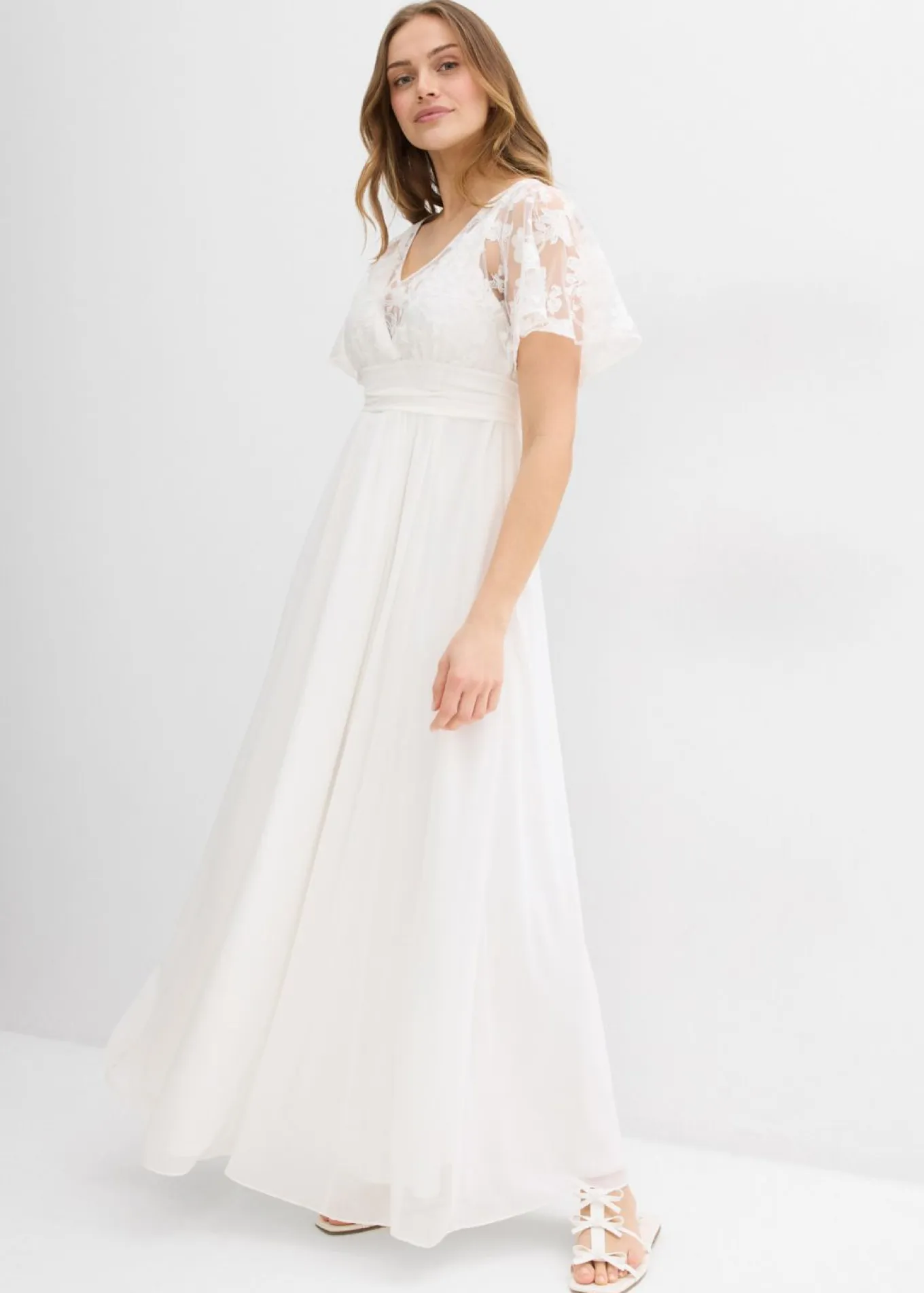 Vestido de novia premamá 2 en 1 con función de lactancia