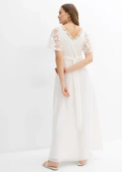 Vestido de novia premamá 2 en 1 con función de lactancia
