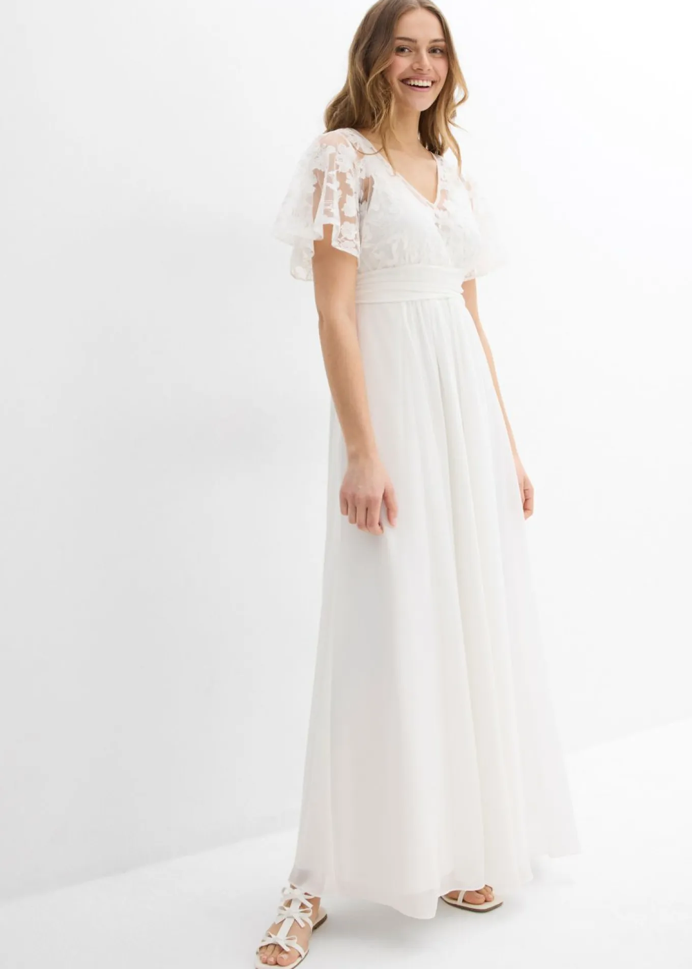 Vestido de novia premamá 2 en 1 con función de lactancia