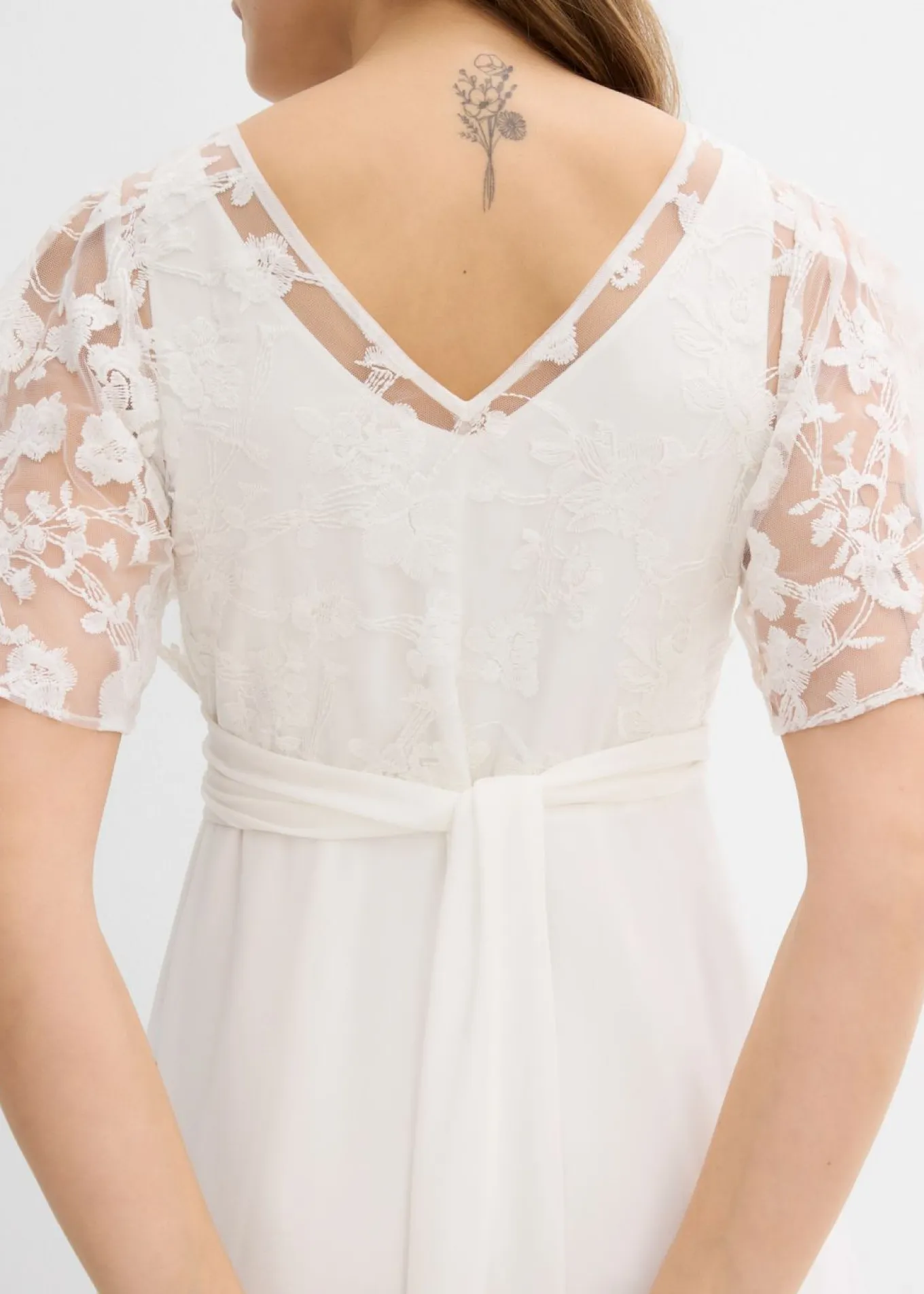 Vestido de novia premamá 2 en 1 con función de lactancia