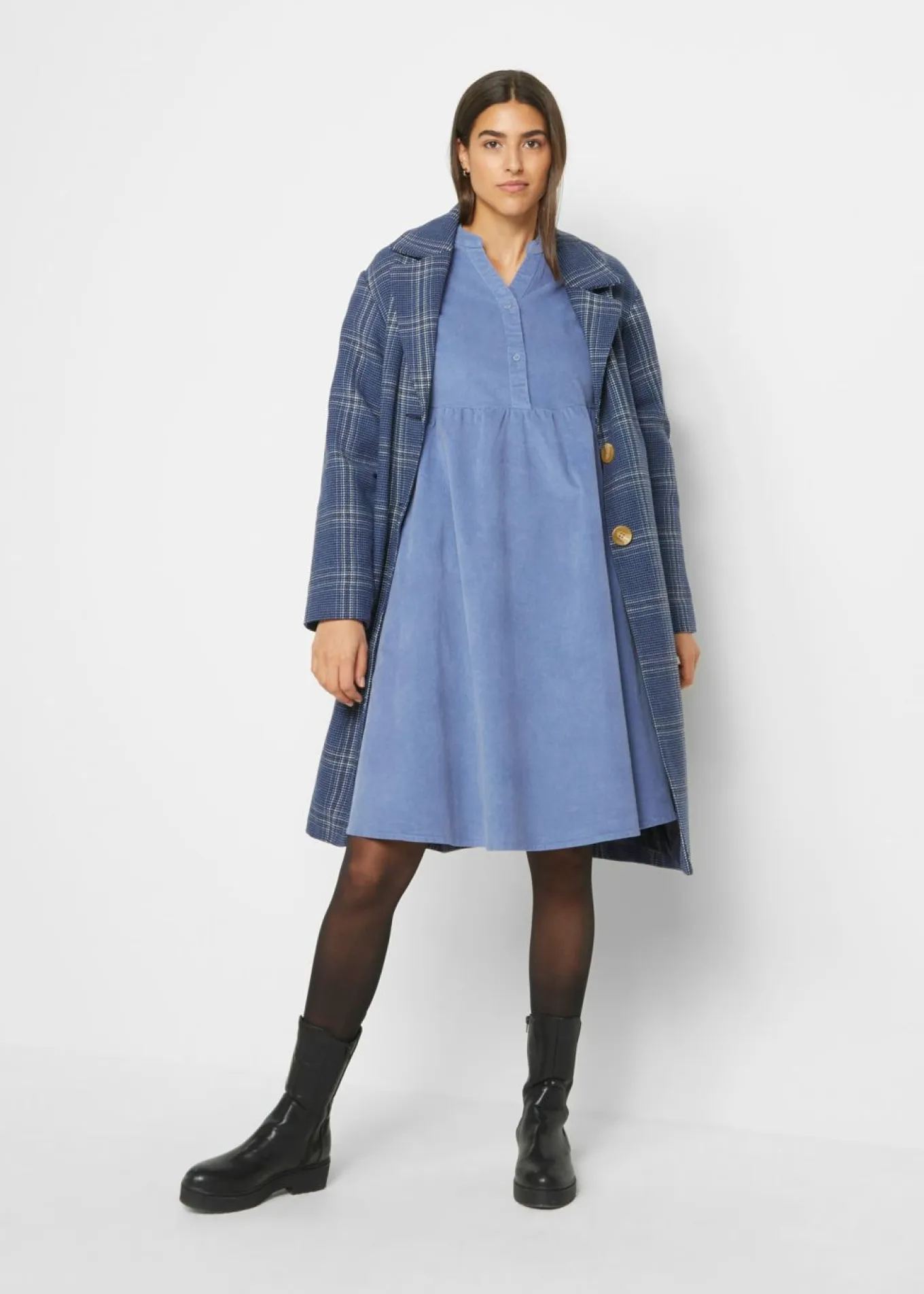 Vestido de pana de algodón
