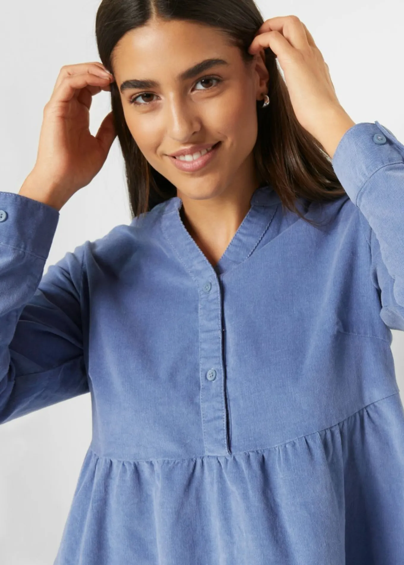 Vestido de pana de algodón