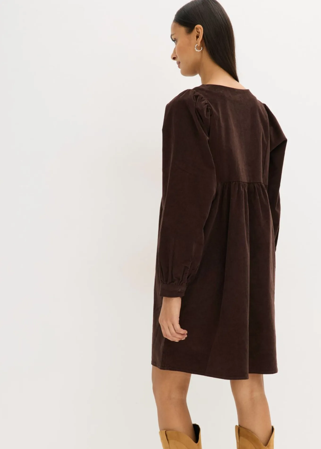 Vestido de pana de algodón