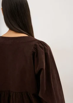 Vestido de pana de algodón