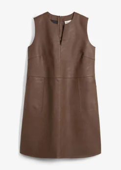 Vestido de piel sintética