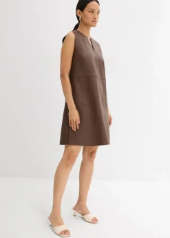 Vestido de piel sintética