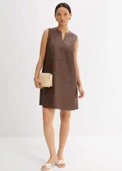 Vestido de piel sintética