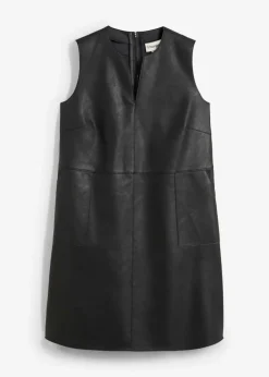 Vestido de piel sintética