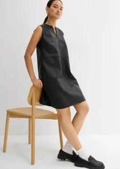 Vestido de piel sintética