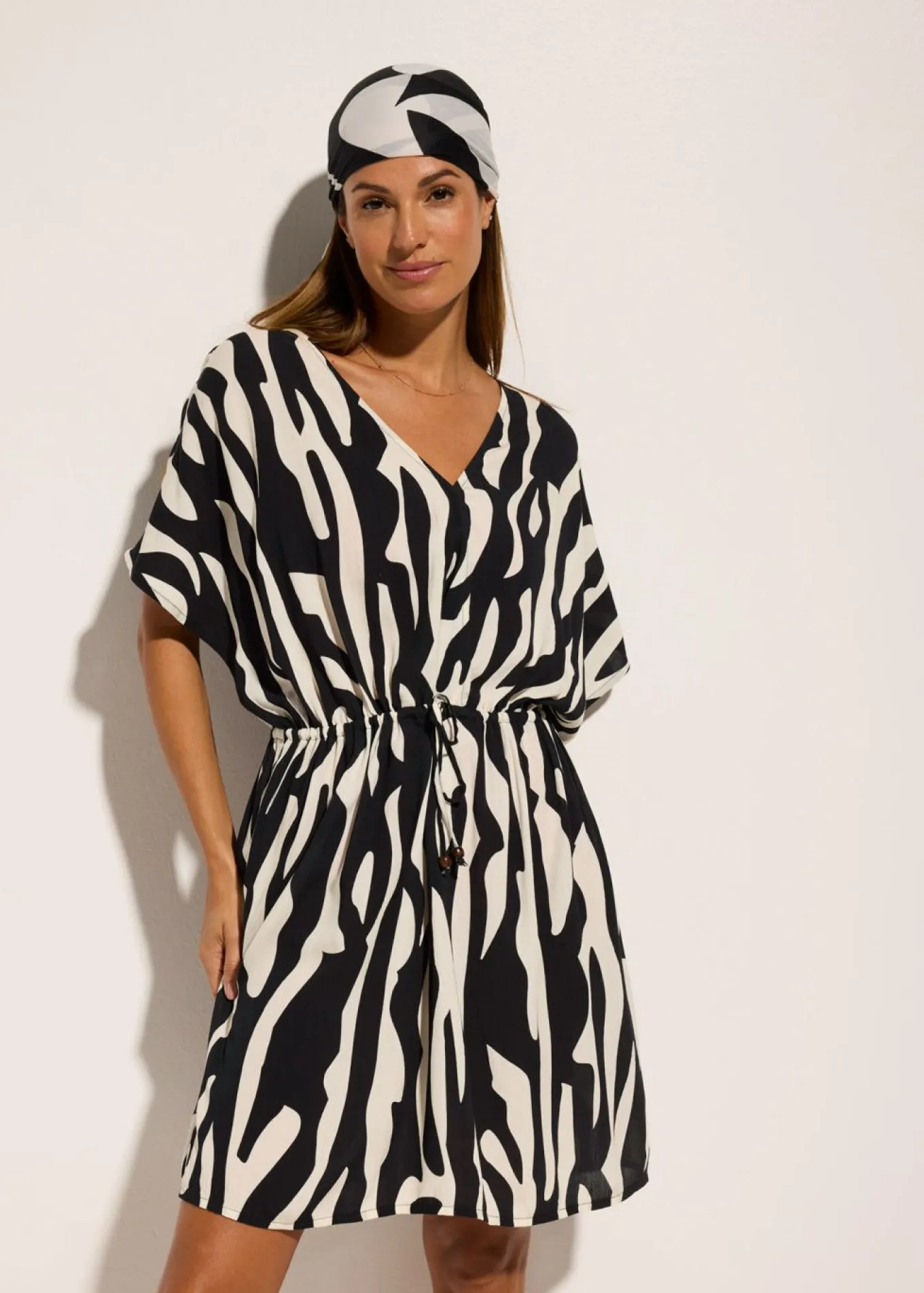 Vestido de playa de viscosa