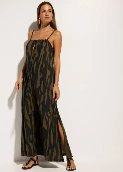 Vestido de playa de viscosa