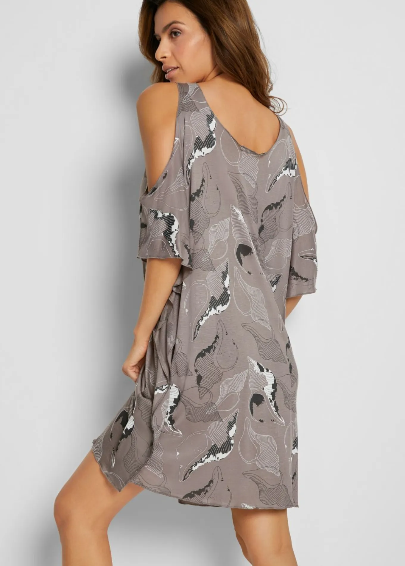 Vestido de playa de viscosa
