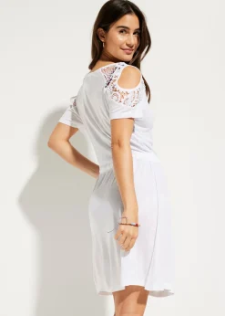 Vestido de playa transparente