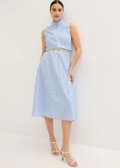 Vestido de popelín de algodón