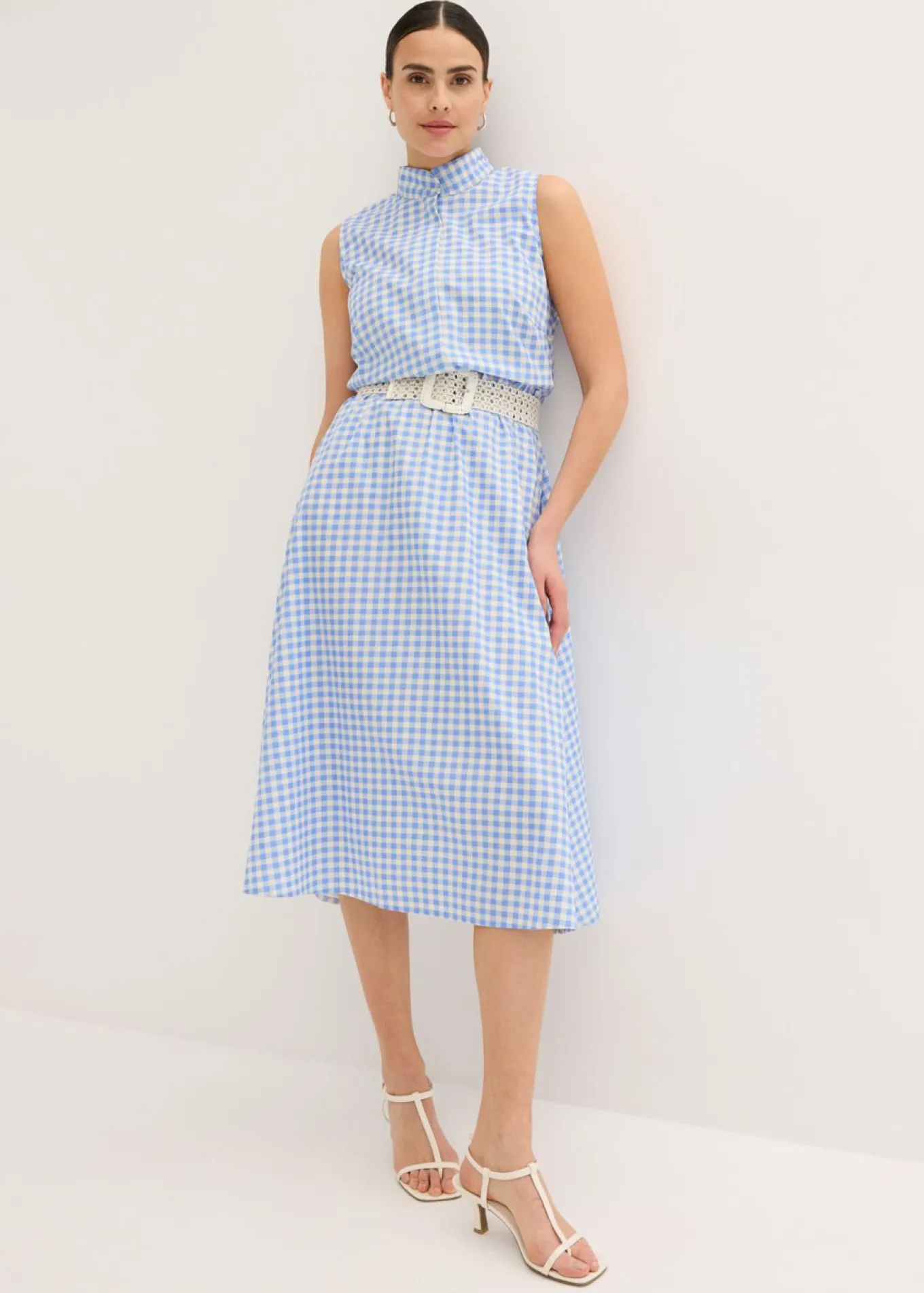Vestido de popelín de algodón