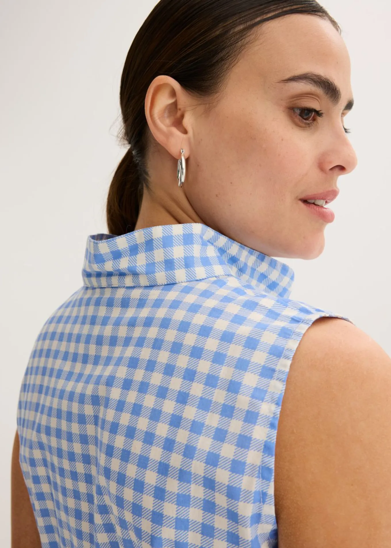 Vestido de popelín de algodón