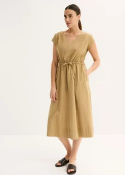 Vestido de popelín de algodón