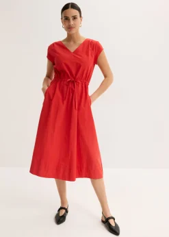 Vestido de popelín de algodón