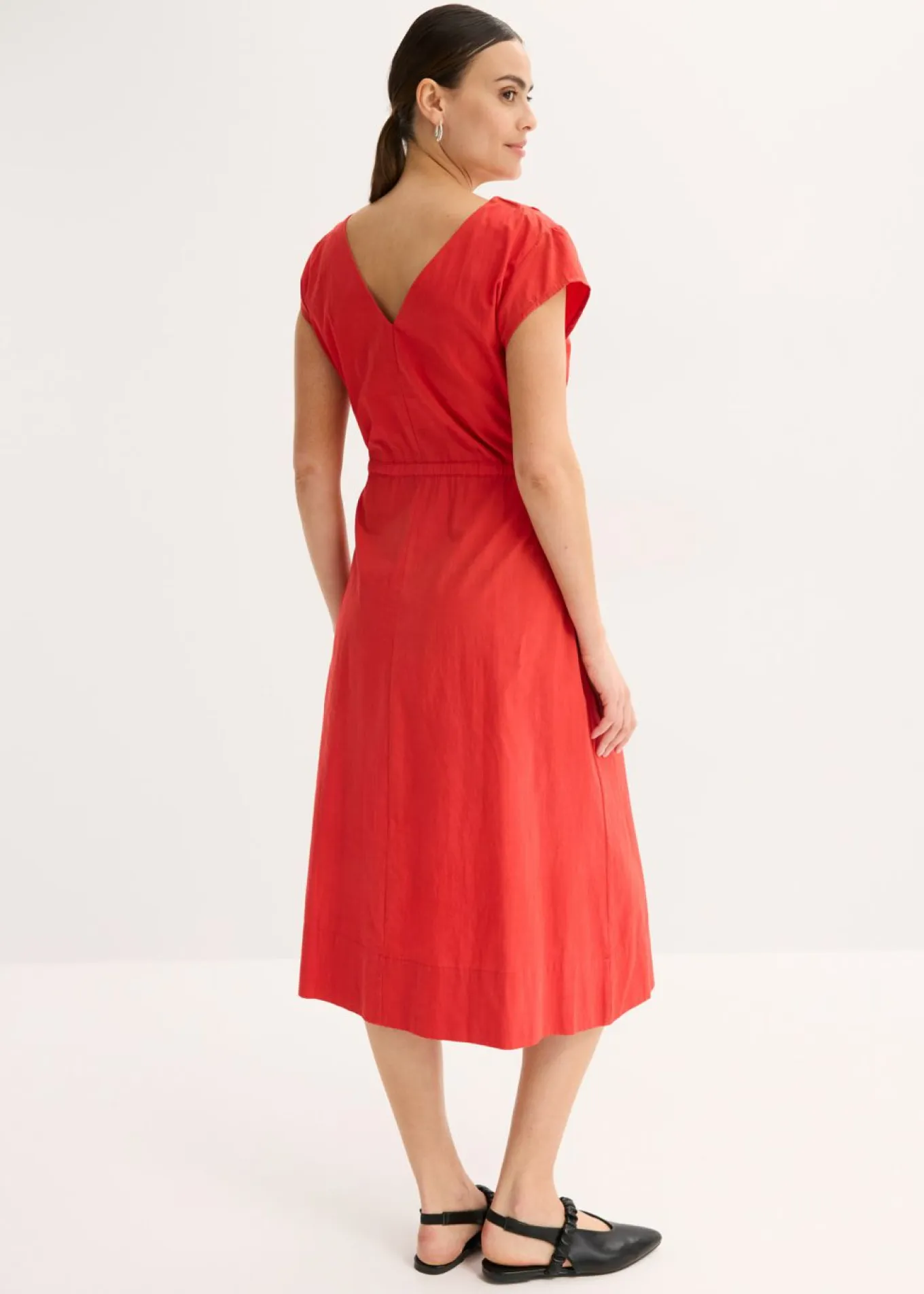 Vestido de popelín de algodón