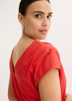 Vestido de popelín de algodón