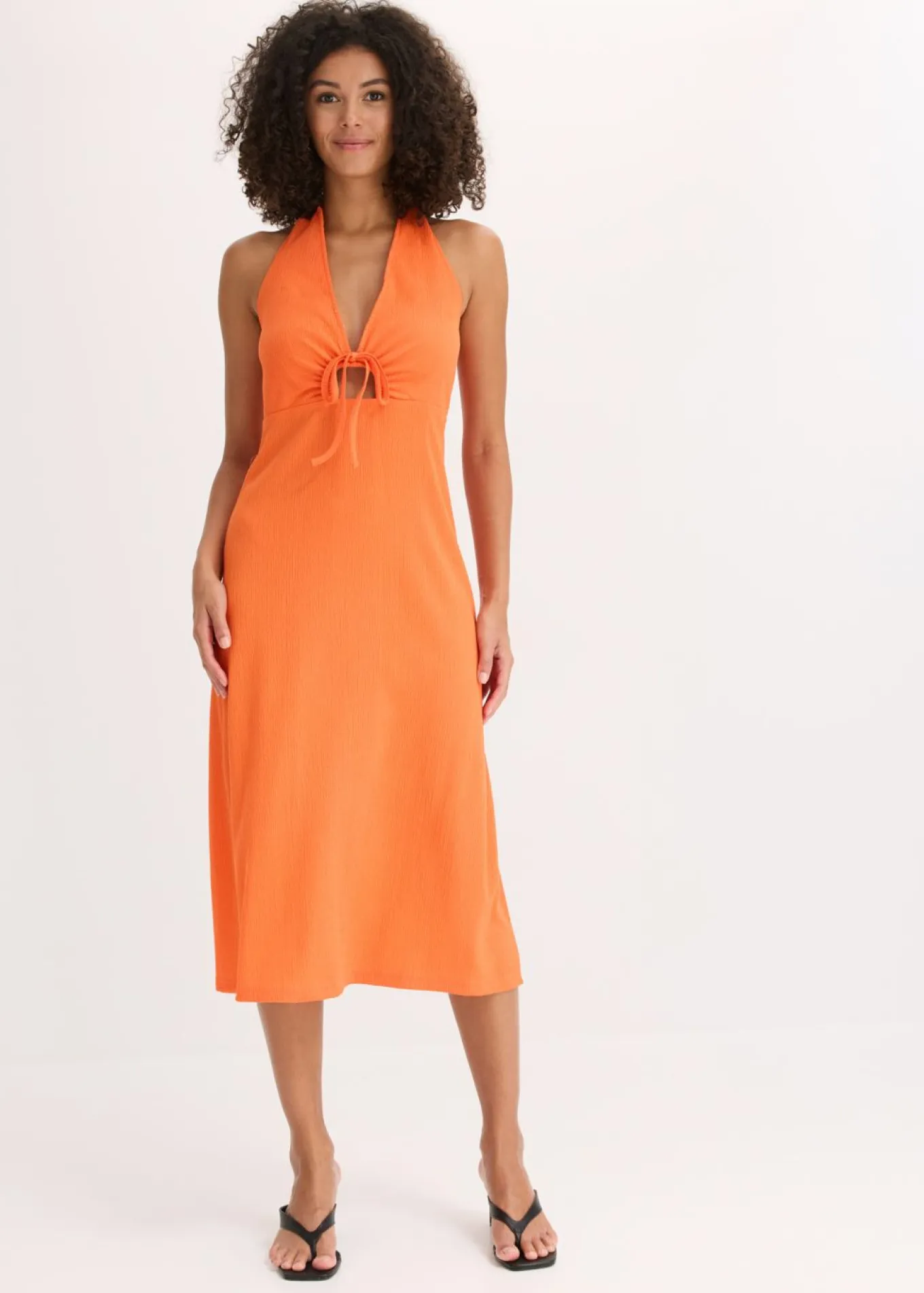 Vestido de punto con aberturas