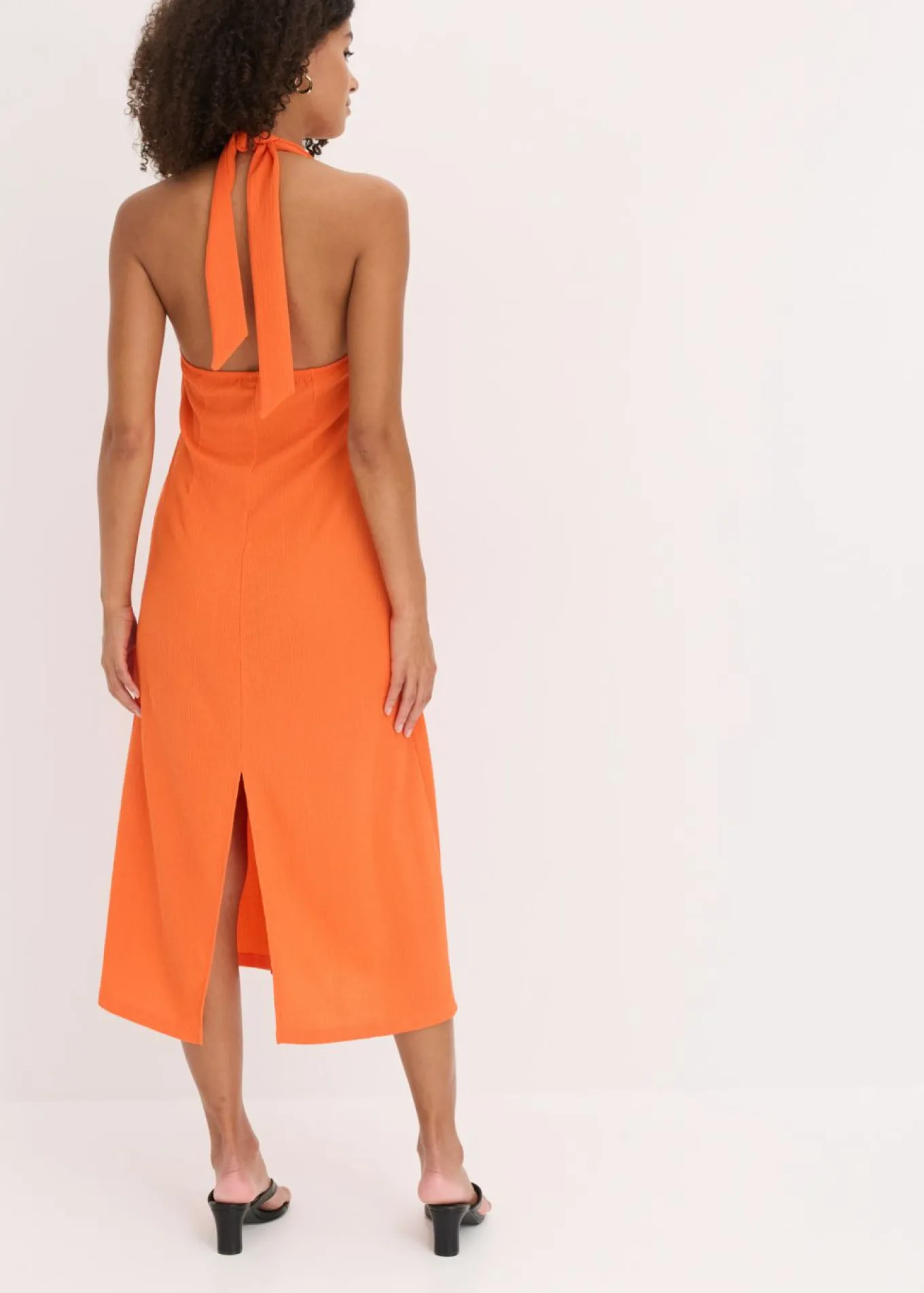 Vestido de punto con aberturas