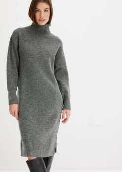 Vestido de punto con abertura