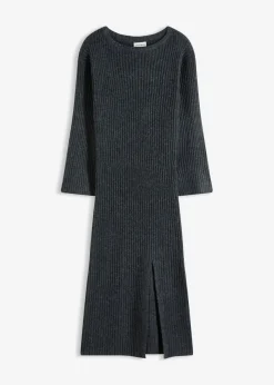 Vestido de punto con abertura