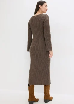 Vestido de punto con abertura