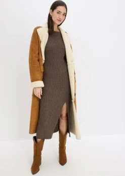 Vestido de punto con abertura