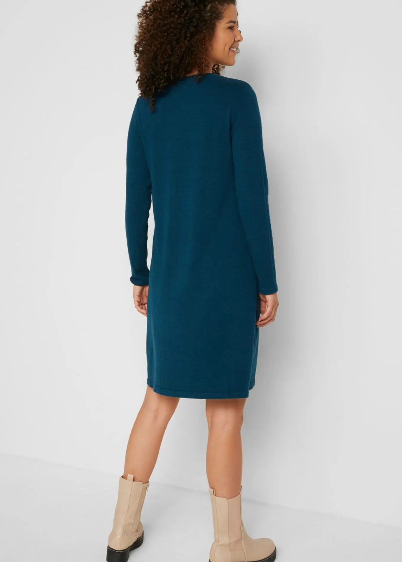 Vestido de punto con algodón reciclado