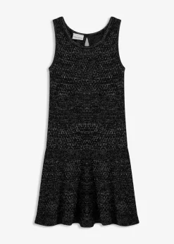 Vestido de punto con aspecto de ganchillo