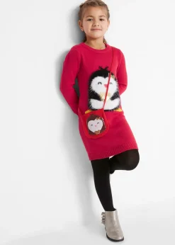 Vestido de punto con bolsillo (2 piezas)