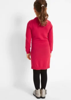 Vestido de punto con bolsillo (2 piezas)