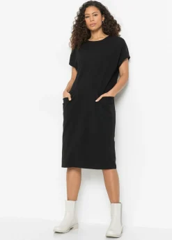 Vestido de punto con bolsillos
