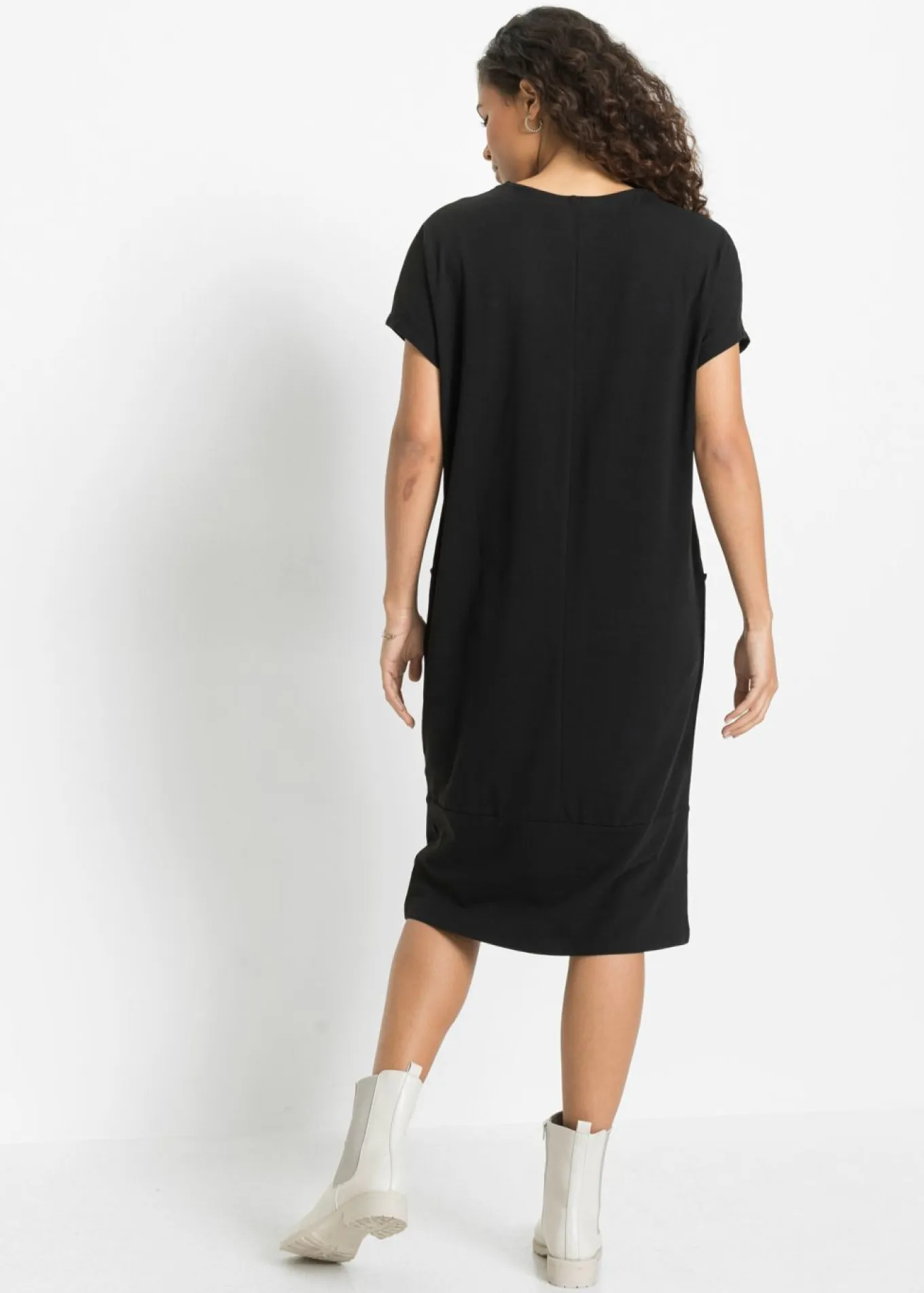 Vestido de punto con bolsillos