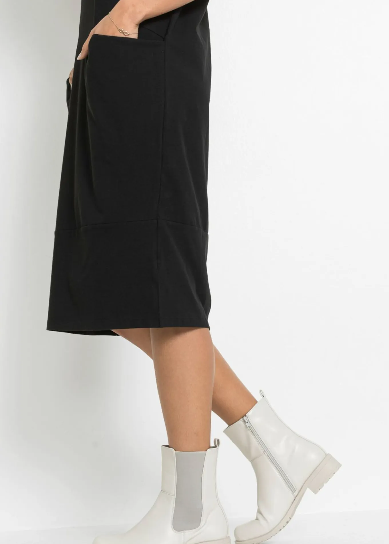 Vestido de punto con bolsillos