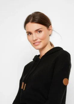 Vestido de punto con capucha