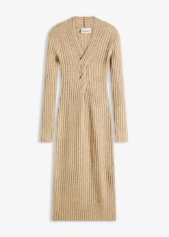 Vestido de punto con contenido de lana