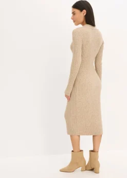 Vestido de punto con contenido de lana