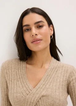 Vestido de punto con contenido de lana