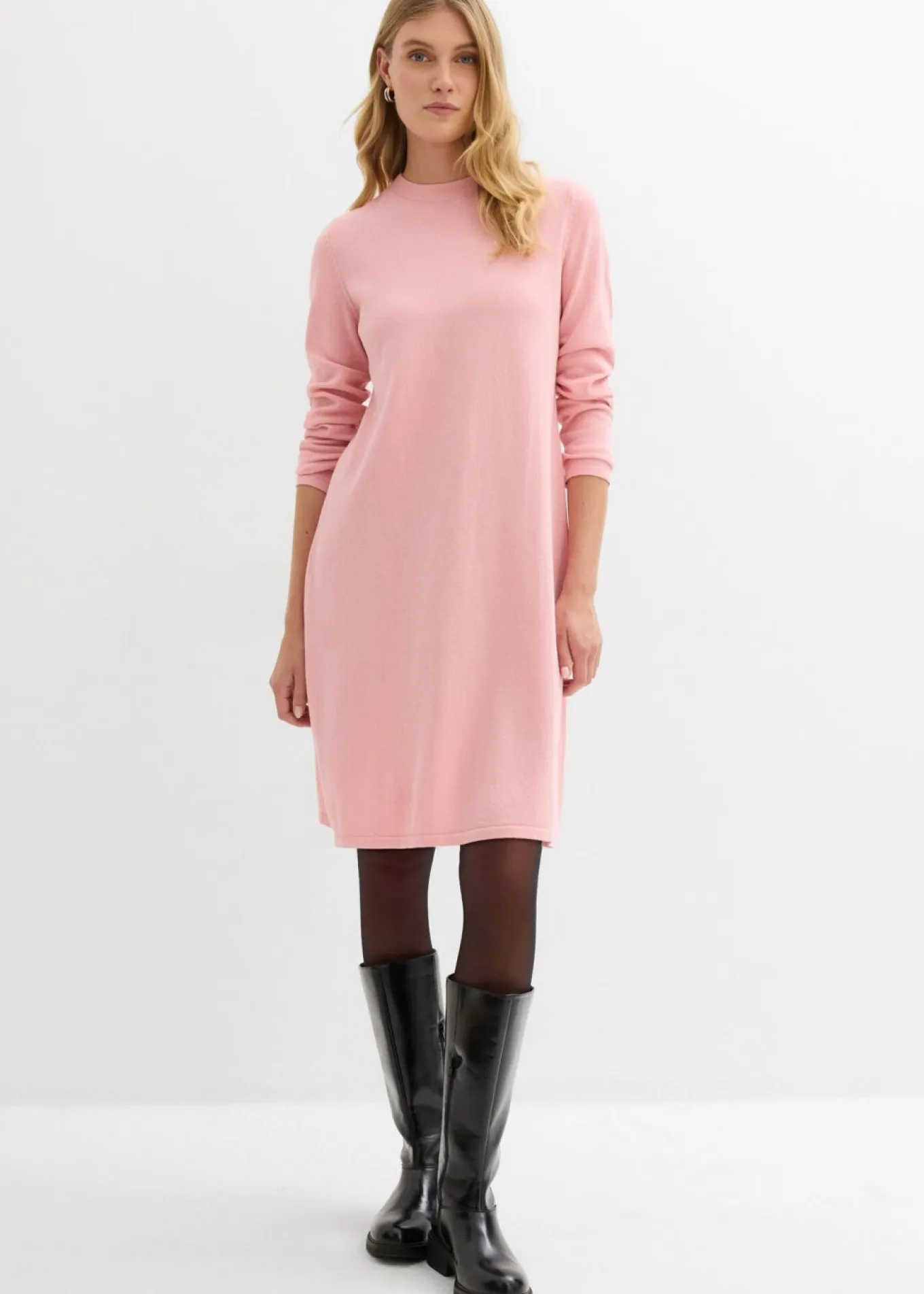 Vestido de punto con corte en A