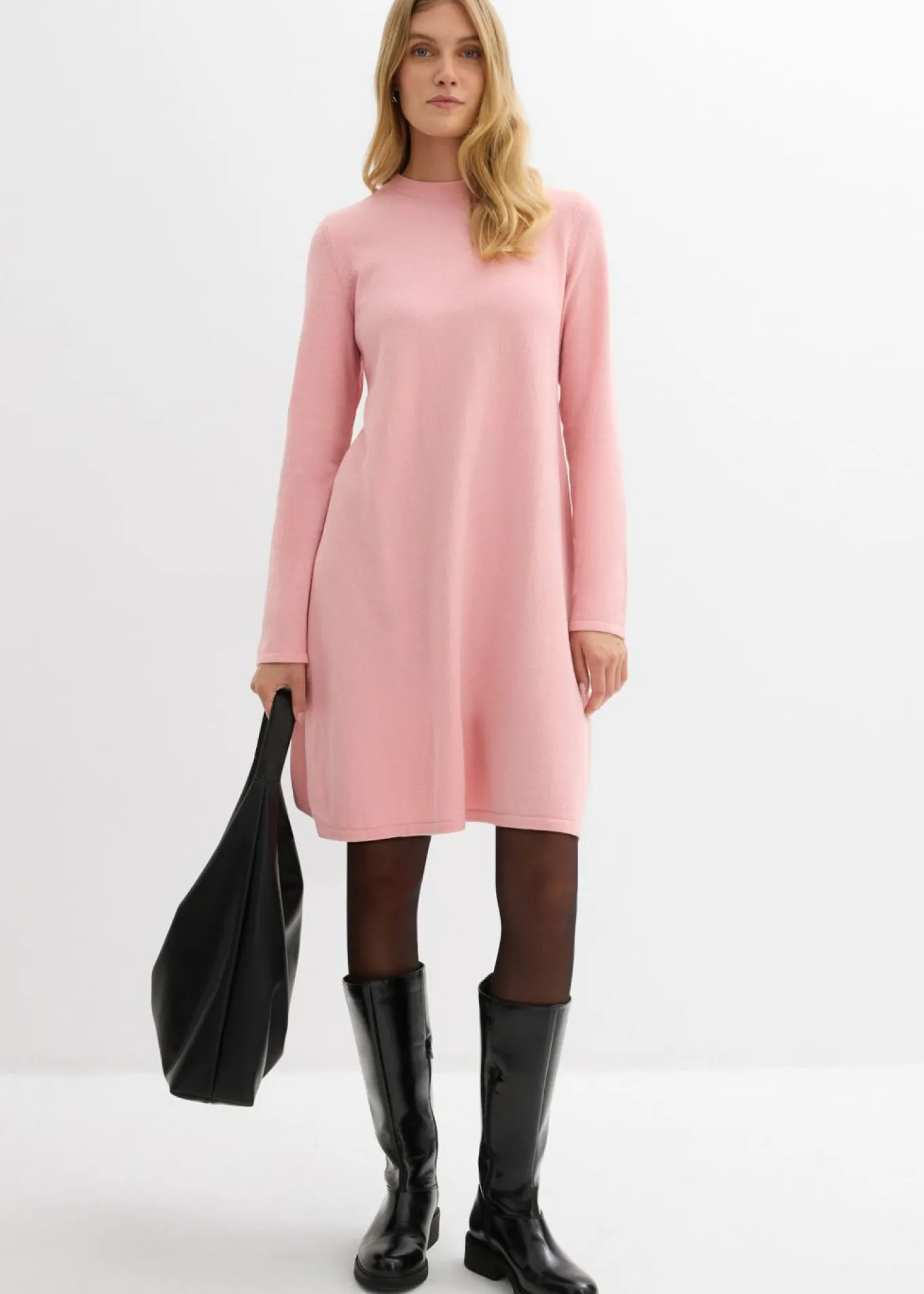 Vestido de punto con corte en A